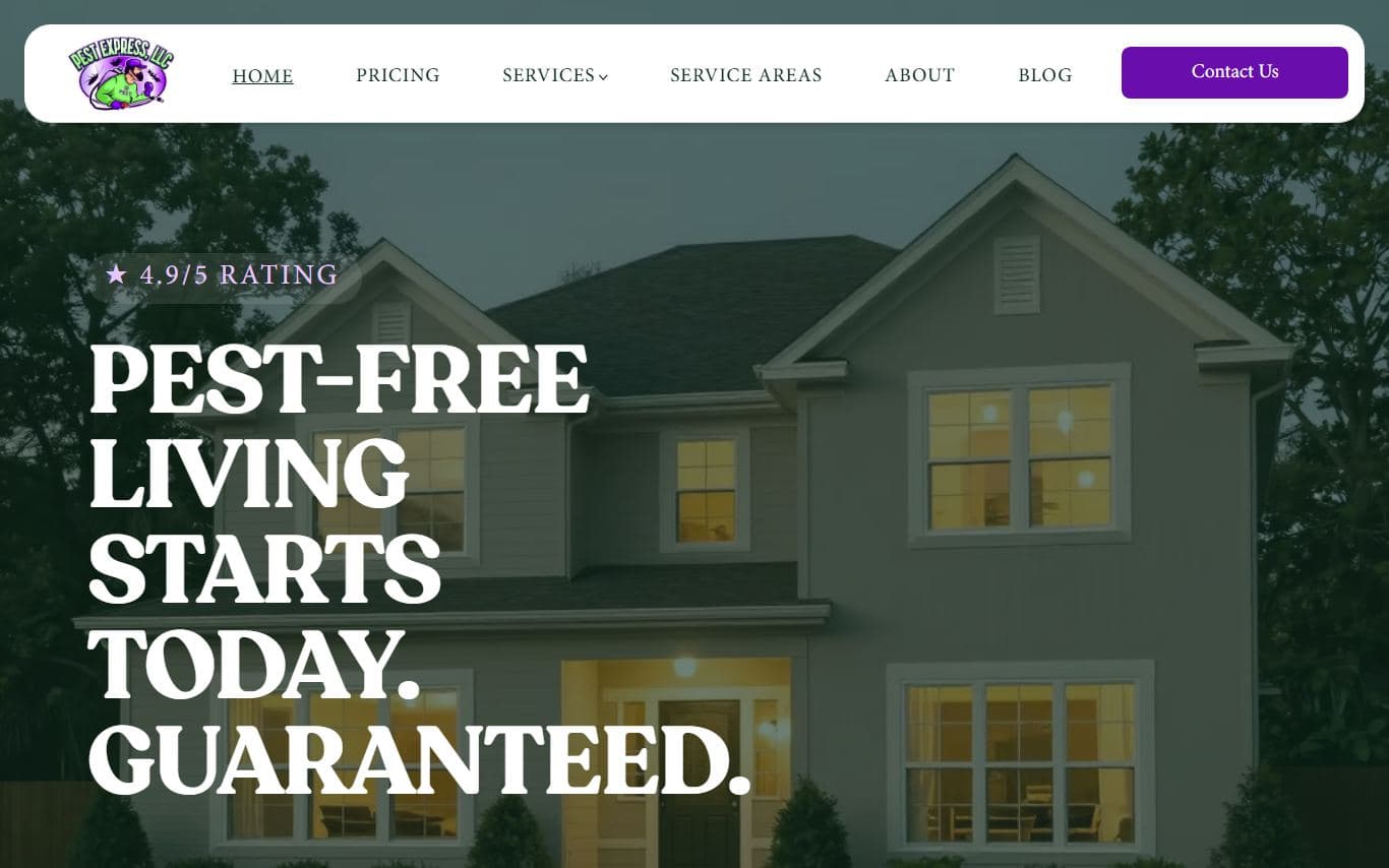 Pest Express DMV — Services